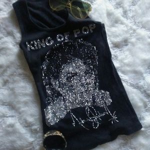 *CUTE* Kids' Michael Jackson Bedazzled top!